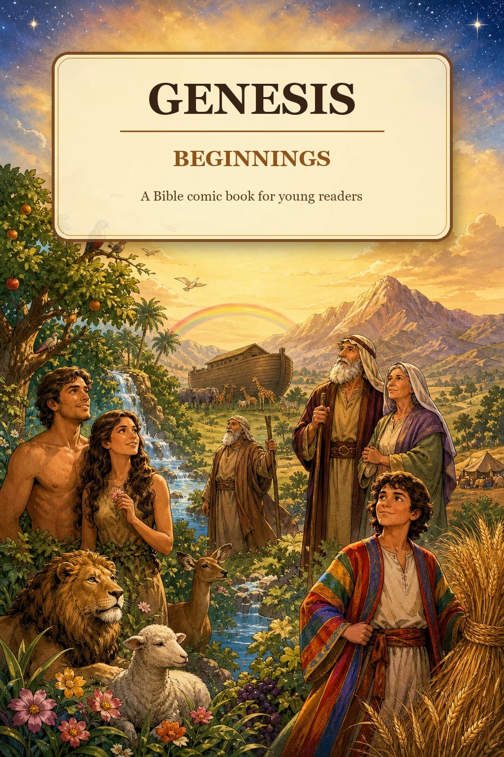 Genesis: Beginnings illustrated Bible comic cover